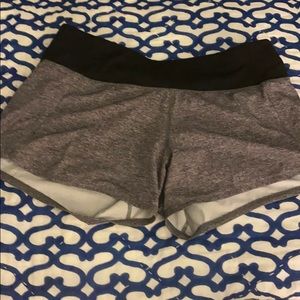 Size 8 heather Grey Lululemon shorts